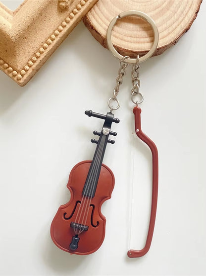 Musical Instrument Key Chain