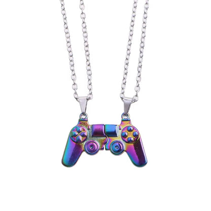 Magnet Game Controller Necklace for Couple