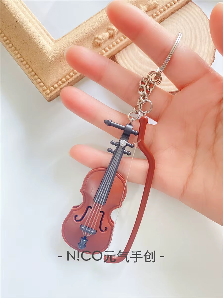 Musical Instrument Key Chain